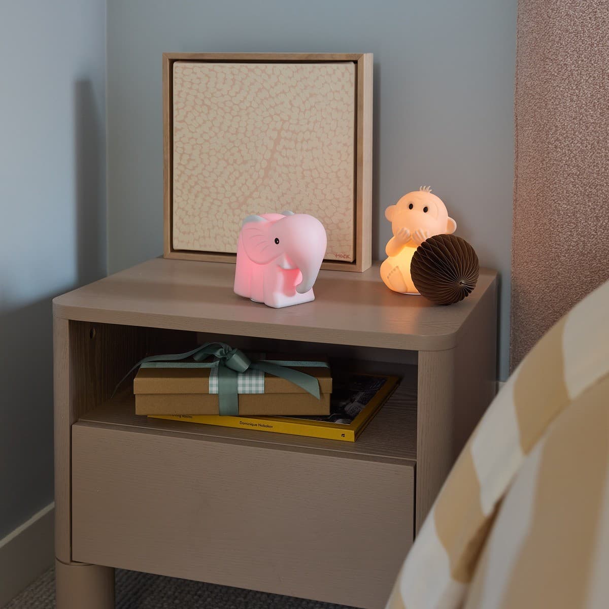 Teeny LED Rechargable Kids Lamp in Grey-img-5