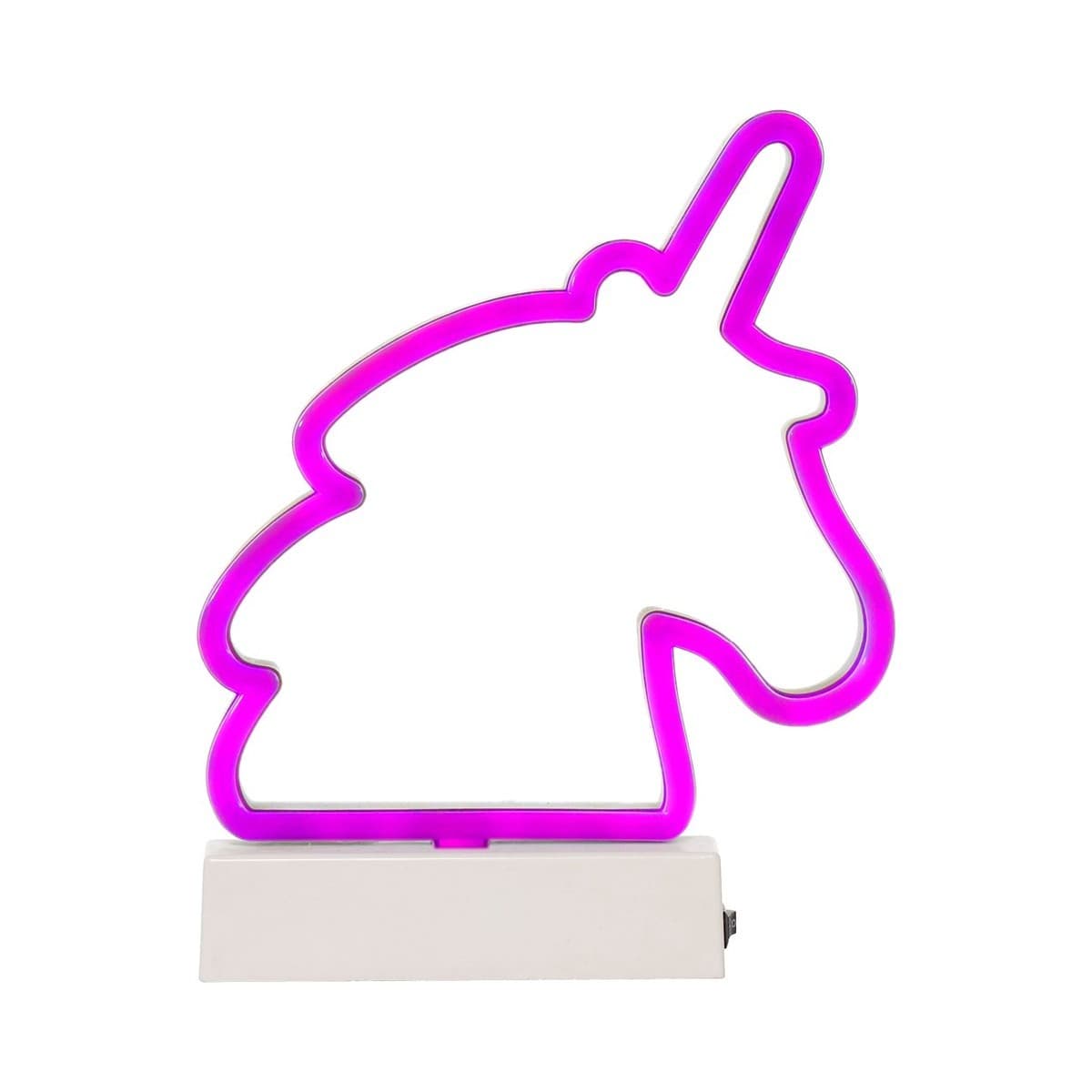 Neon Unicorn Lamp in Pink-img-1