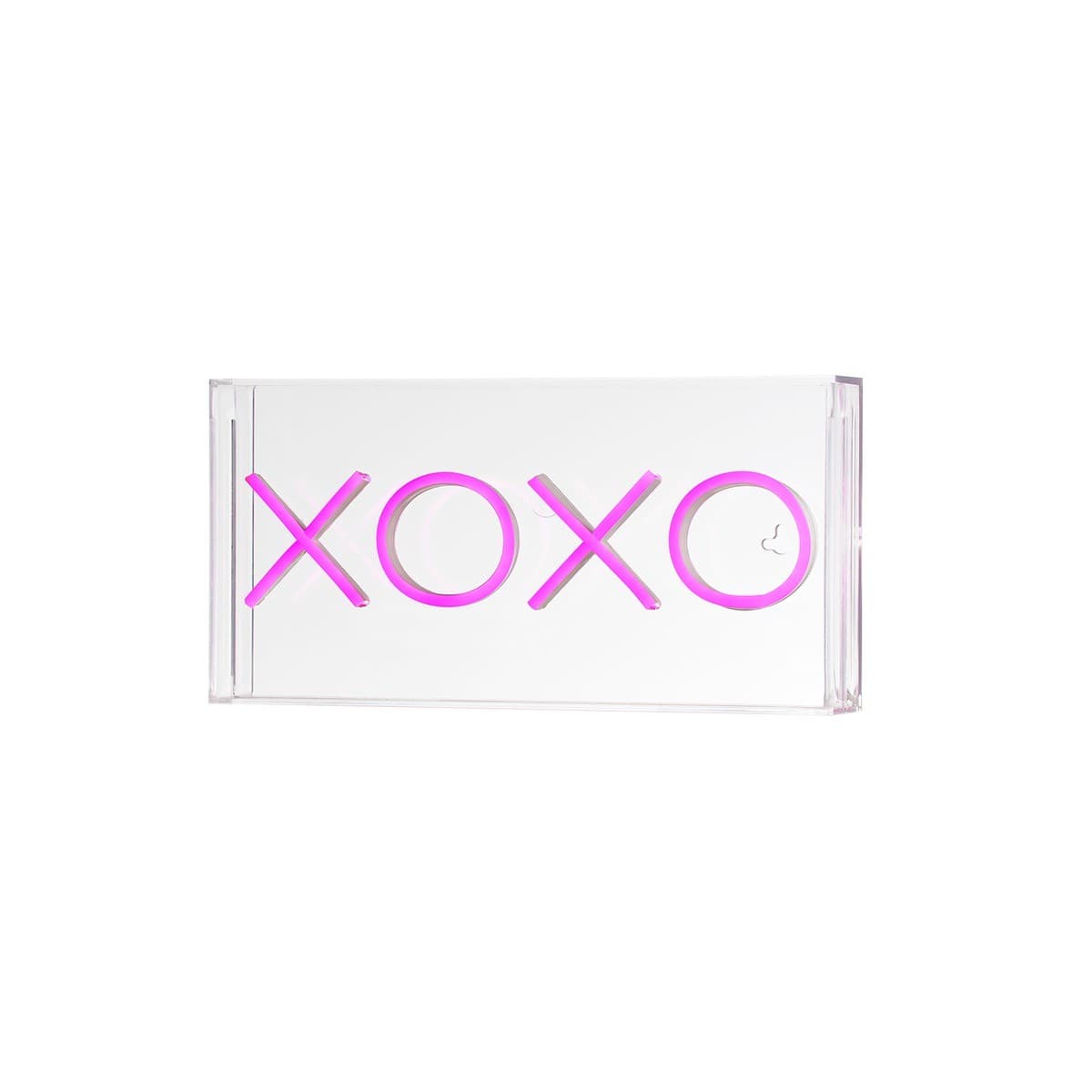 Neon II XOXO Lamp Box in Pink-img-1