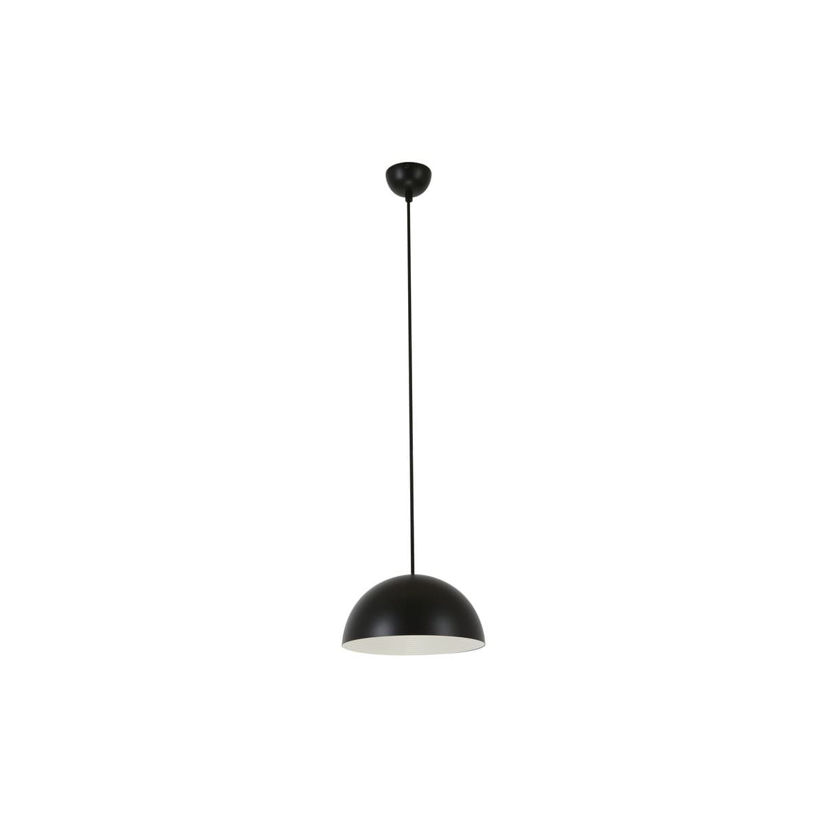 Domo 1 Light Small Pendant In Black-img-1