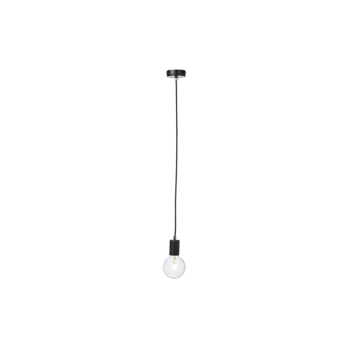 Create 1 Light Pendant in Black-img-1