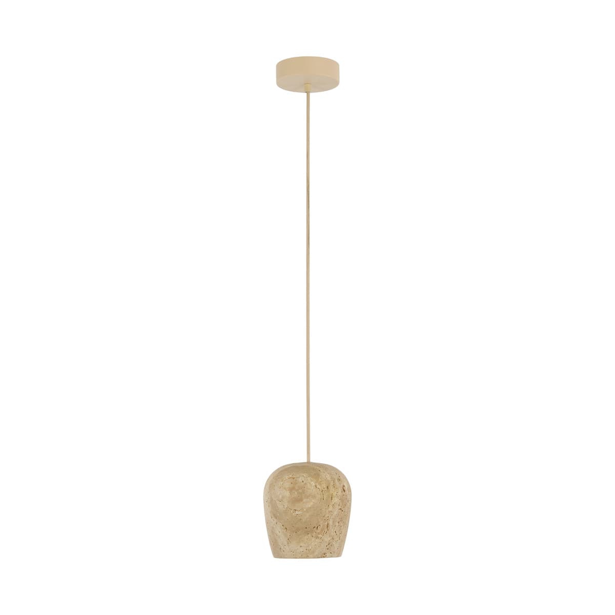 Bambino Drop Pendant in Natural Travertine-img-1