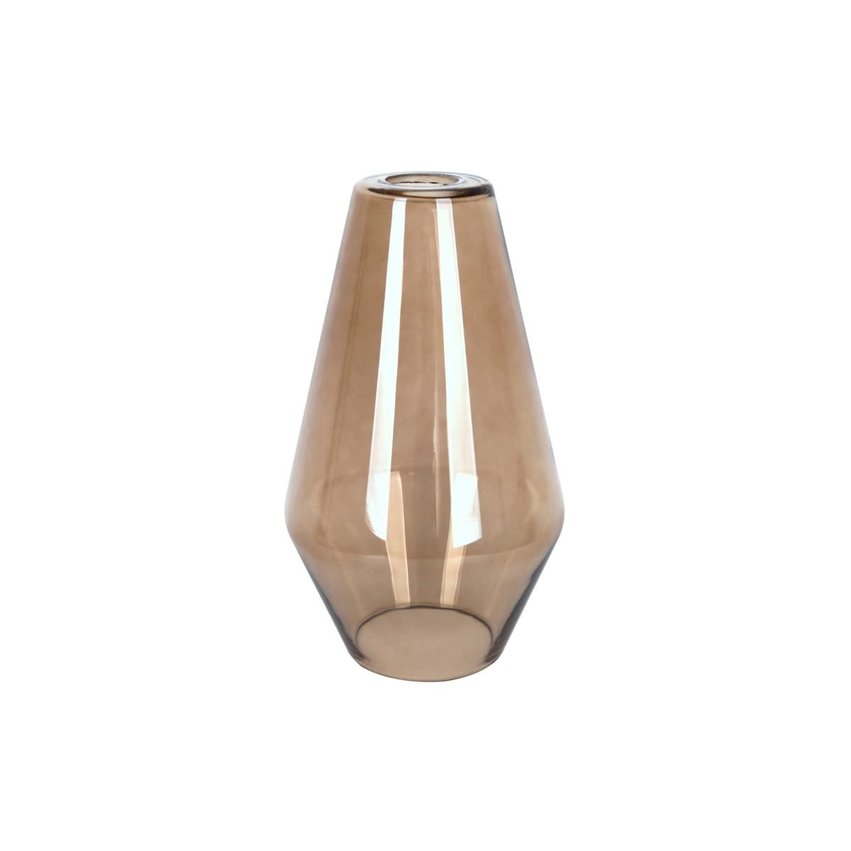 Create II Tall Diamond Shade in Sepia Glass