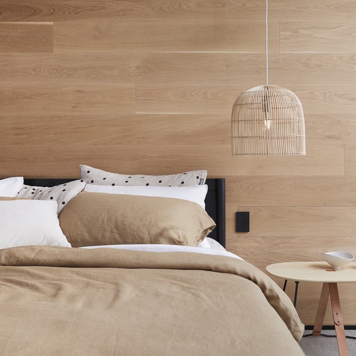 Herman 1 Light 350mm Tall Pendant in Natural