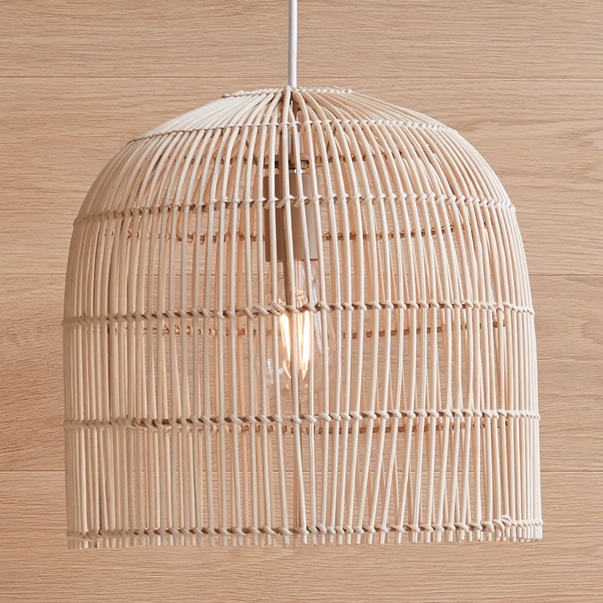Herman 1 Light 350mm Tall Pendant in Natural