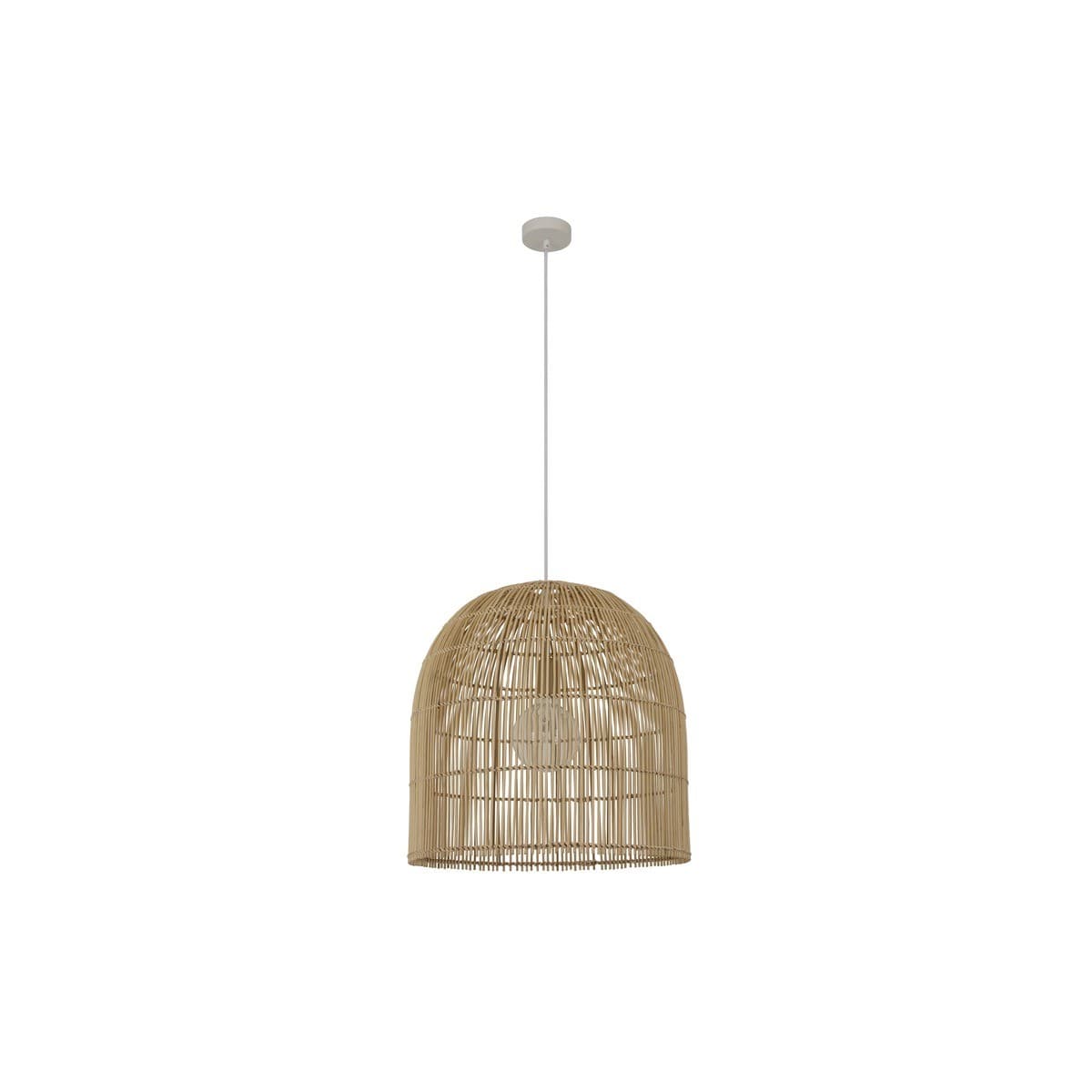 Herman 1 Light 500mm Tall Pendant in Natural-img-1