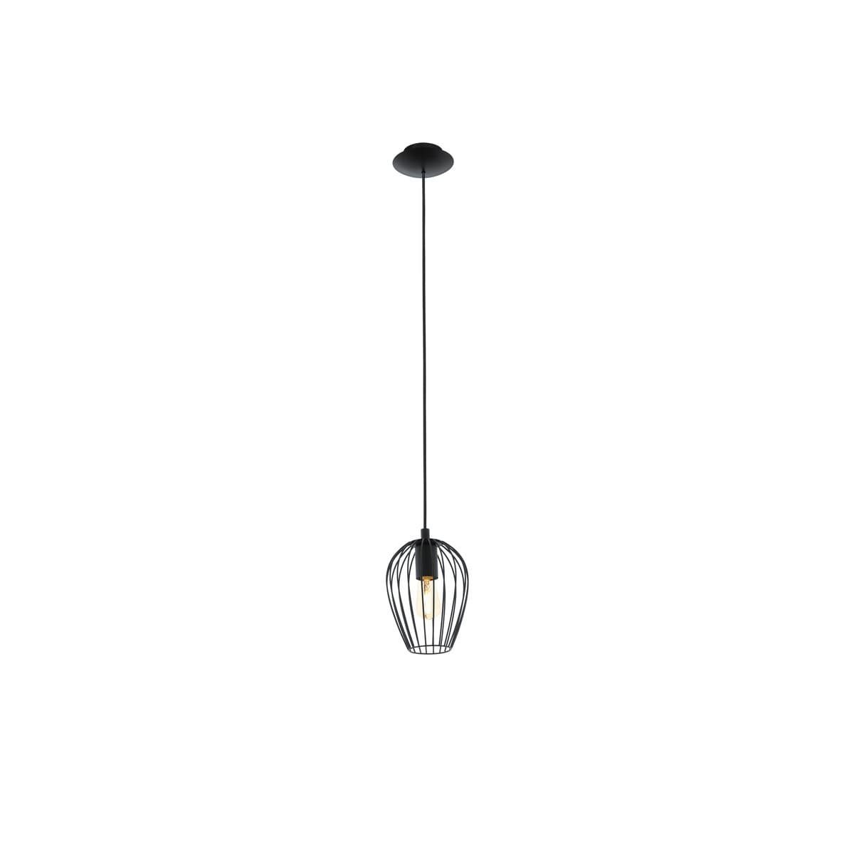 Callam 1 Light Small Pendant in Black-img-1
