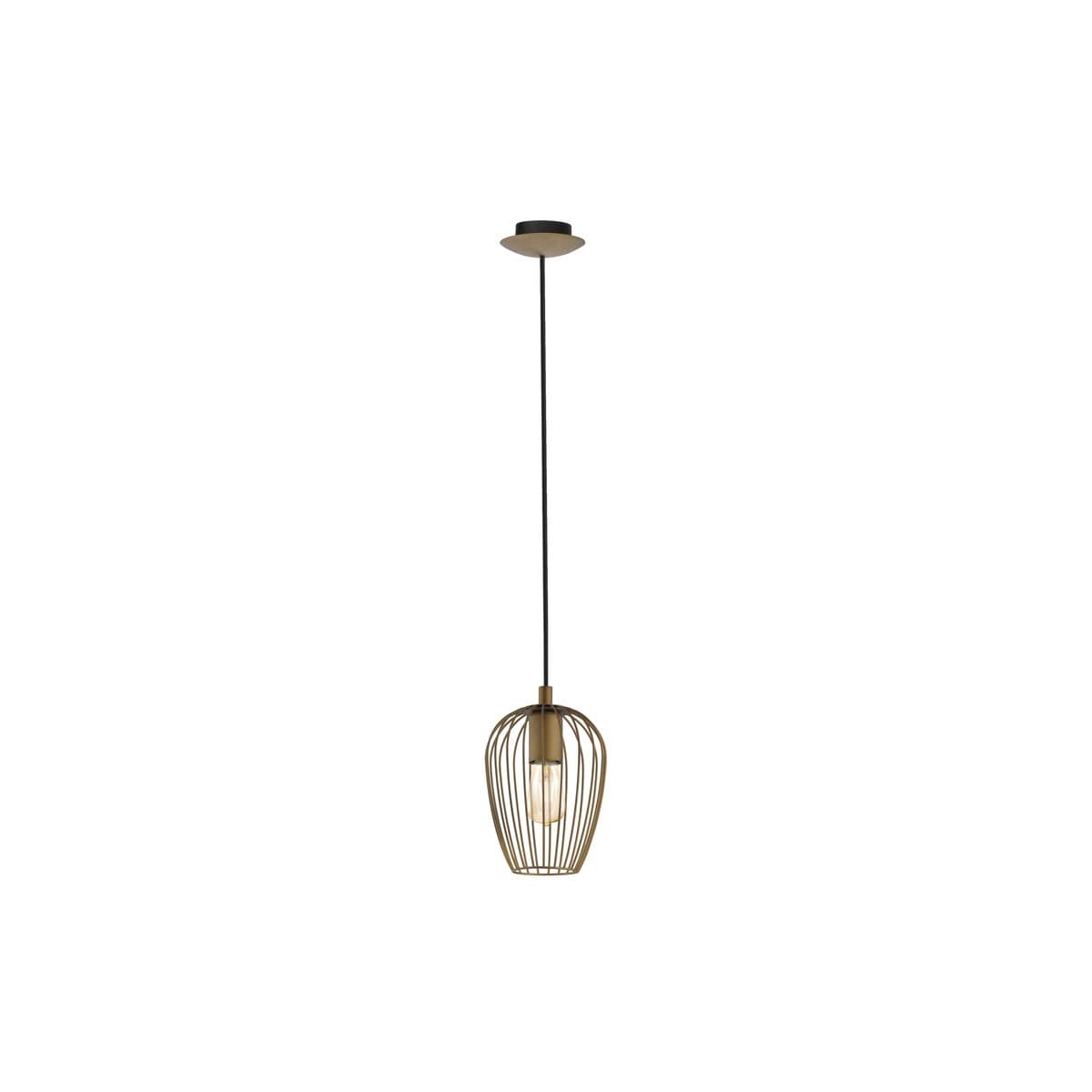 Callam 1 Light Small Pendant in Bronze-img-1