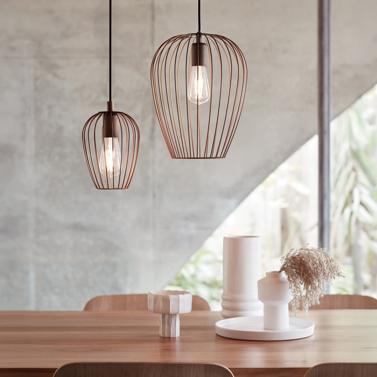 Callam 1 Light Small Pendant in Bronze-img-3