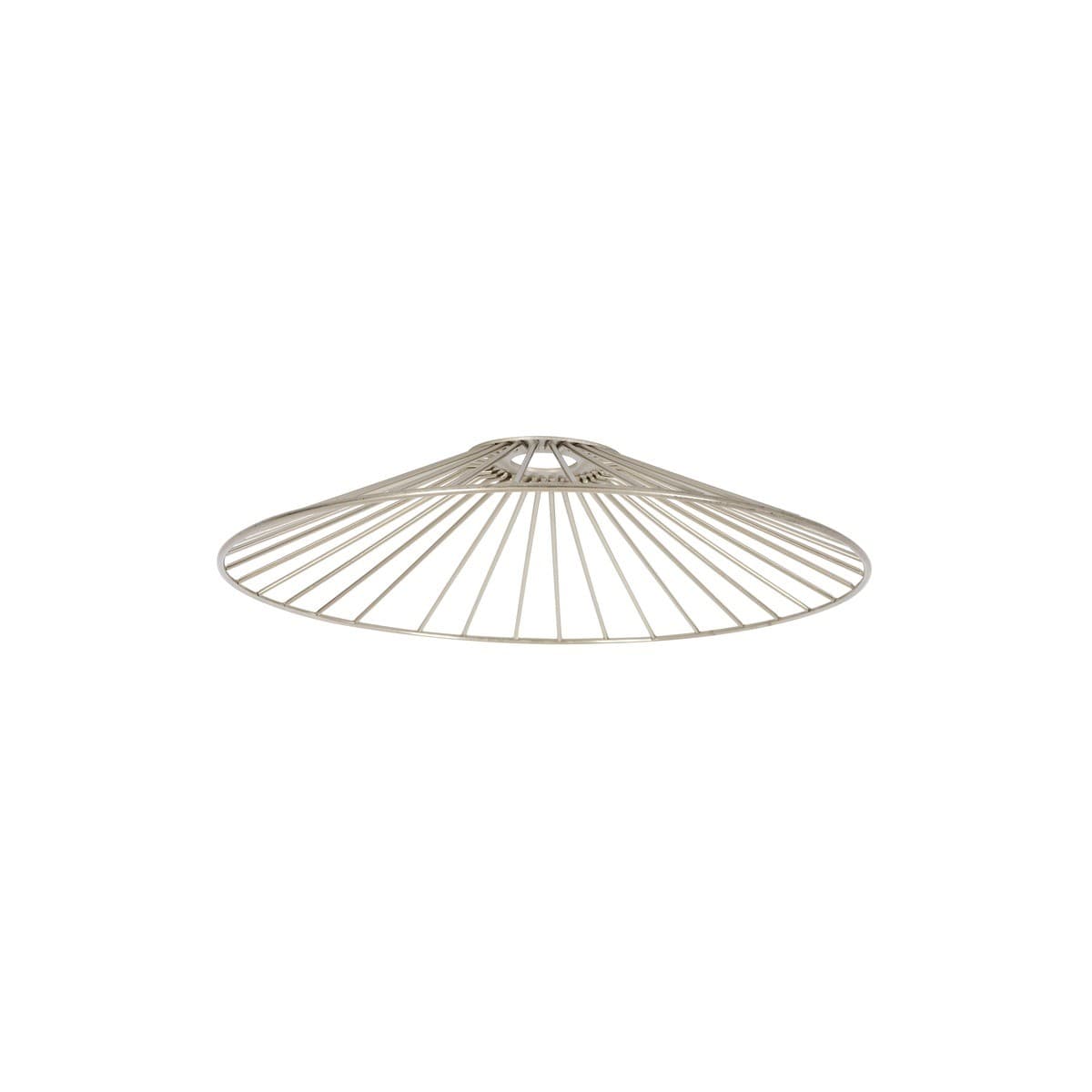 Lexicon Conical Cage Shade in Brushed Chrome
