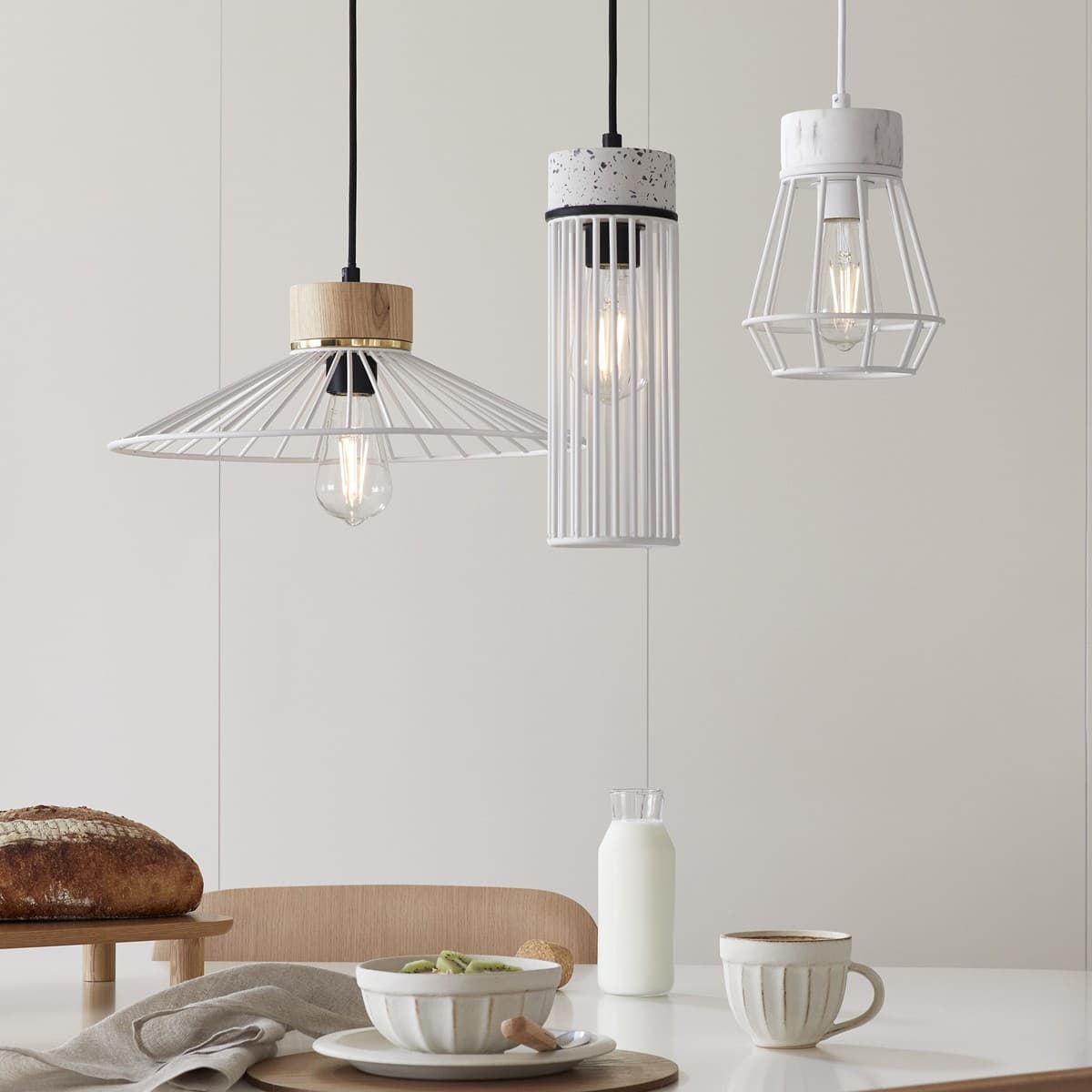 Lexicon 1 Light 2m Suspension in Terrazzo-img-5