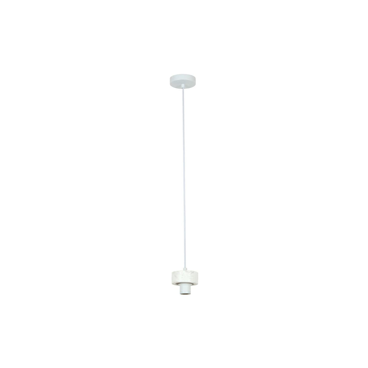 Lexicon 1 Light 2m Suspension in White Marble-img-1