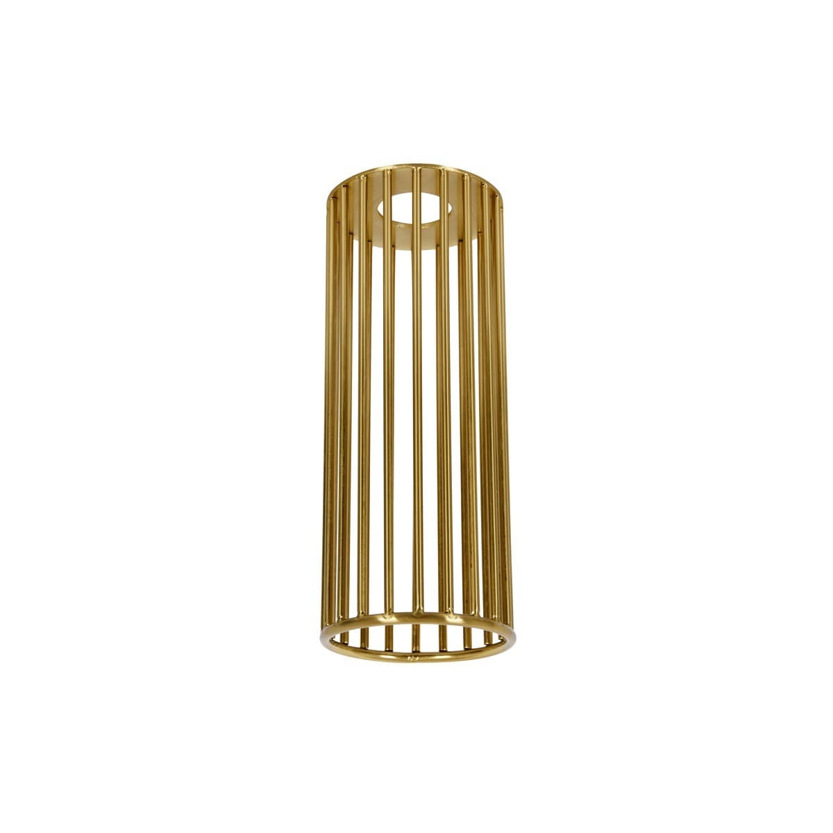 Lexicon Tall Cage Shade in Aged Brass