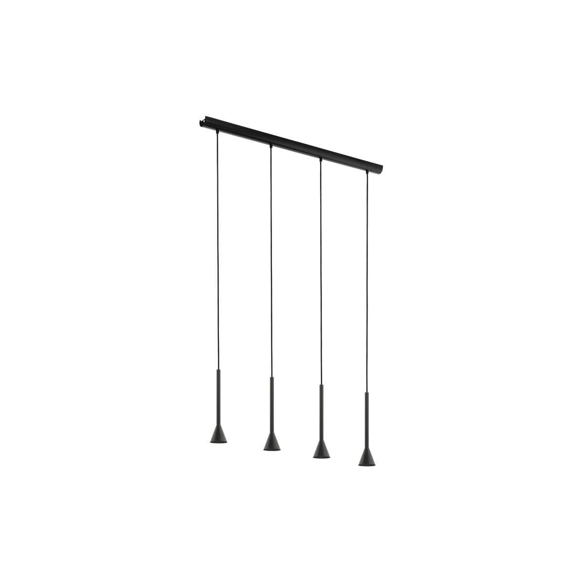 Parson 4 Light Bar Pendant in Matte Black-img-1