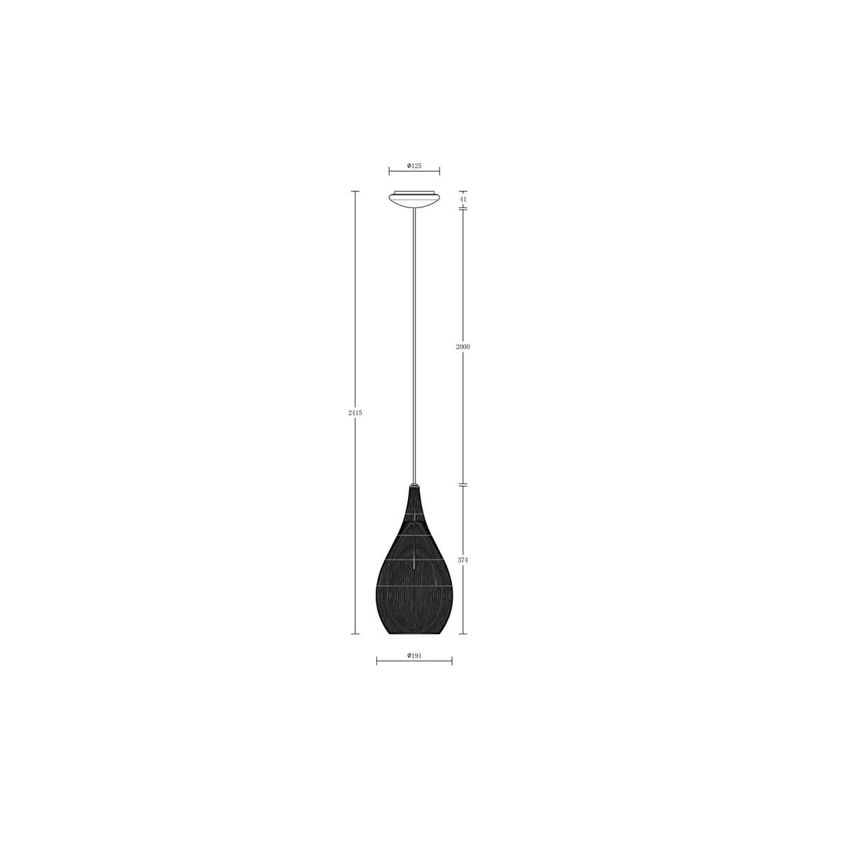 Solis 1 Light Small Pendant in White with Frosted Opal Glass-img-2
