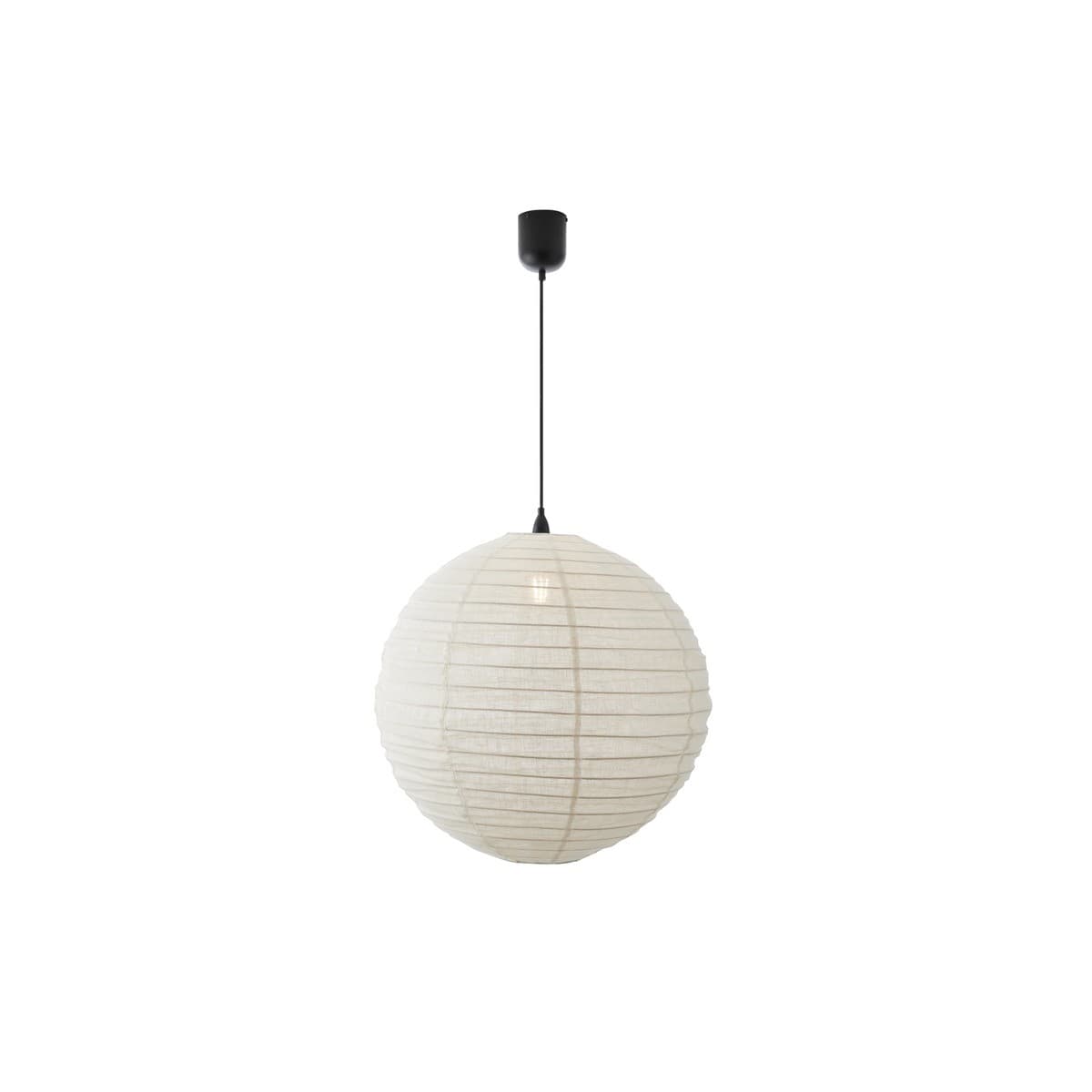 Tamarind 600mm Round Handcrafted Linen Shade Only in Ivory-img-1