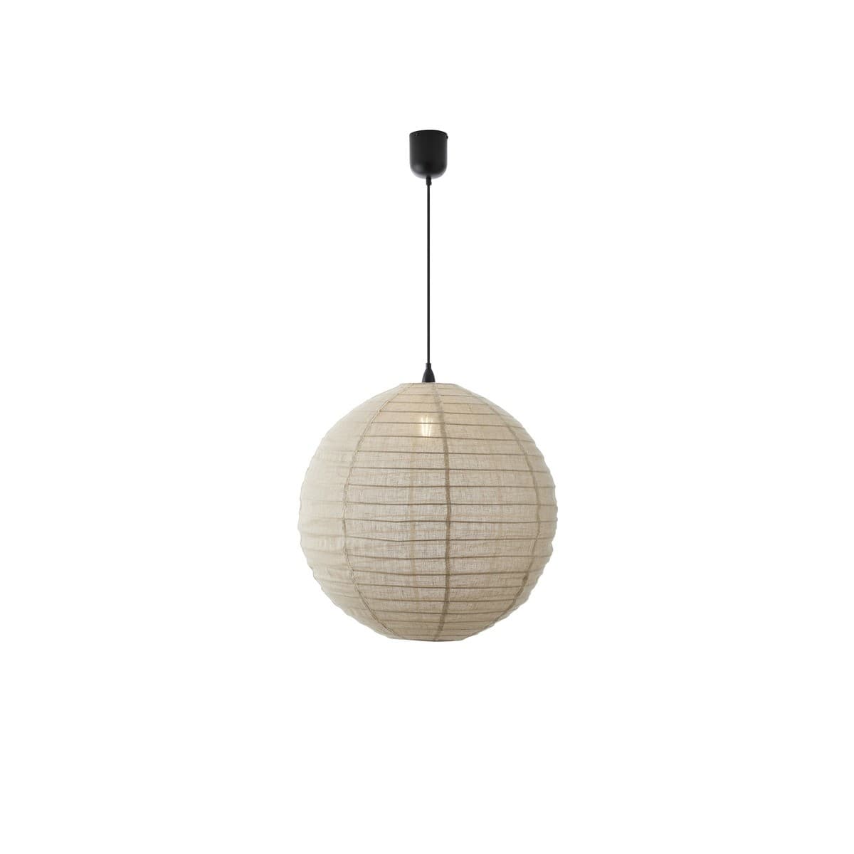 Tamarind 600mm Round Handcrafted Linen Shade Only in Natural-img-1