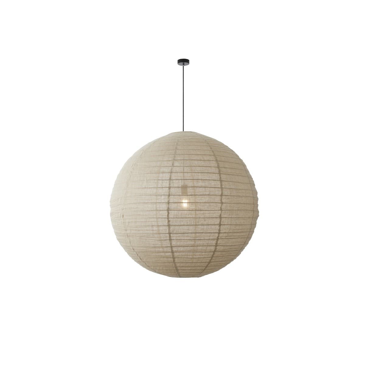 Tamarind 1000mm Round Handcrafted Linen Shade Only in Natural-img-1