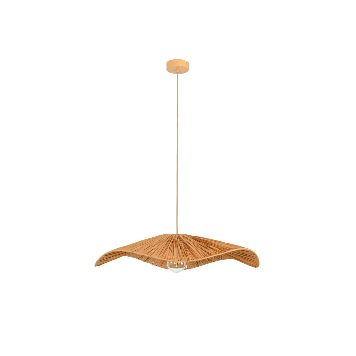 Samba 1 Light 800mm Woven Pendant in Natural-img-1