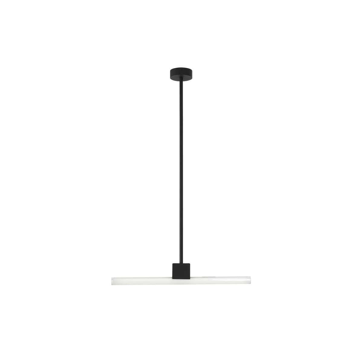 Preston 1 Light IP44 Pendant in Matte Black