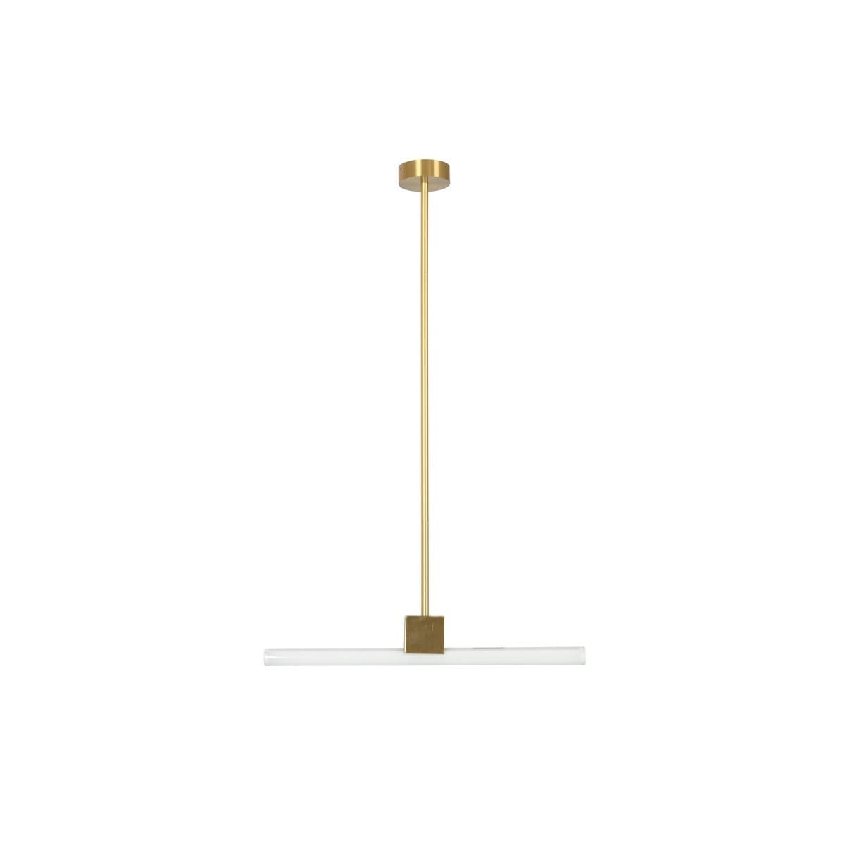 Preston 1 Light IP44 Pendant in Aged Brass-img-1