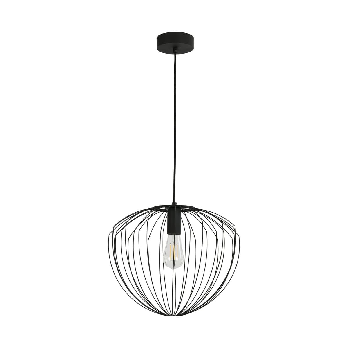 Trace Drop Pendant in Black-img-1