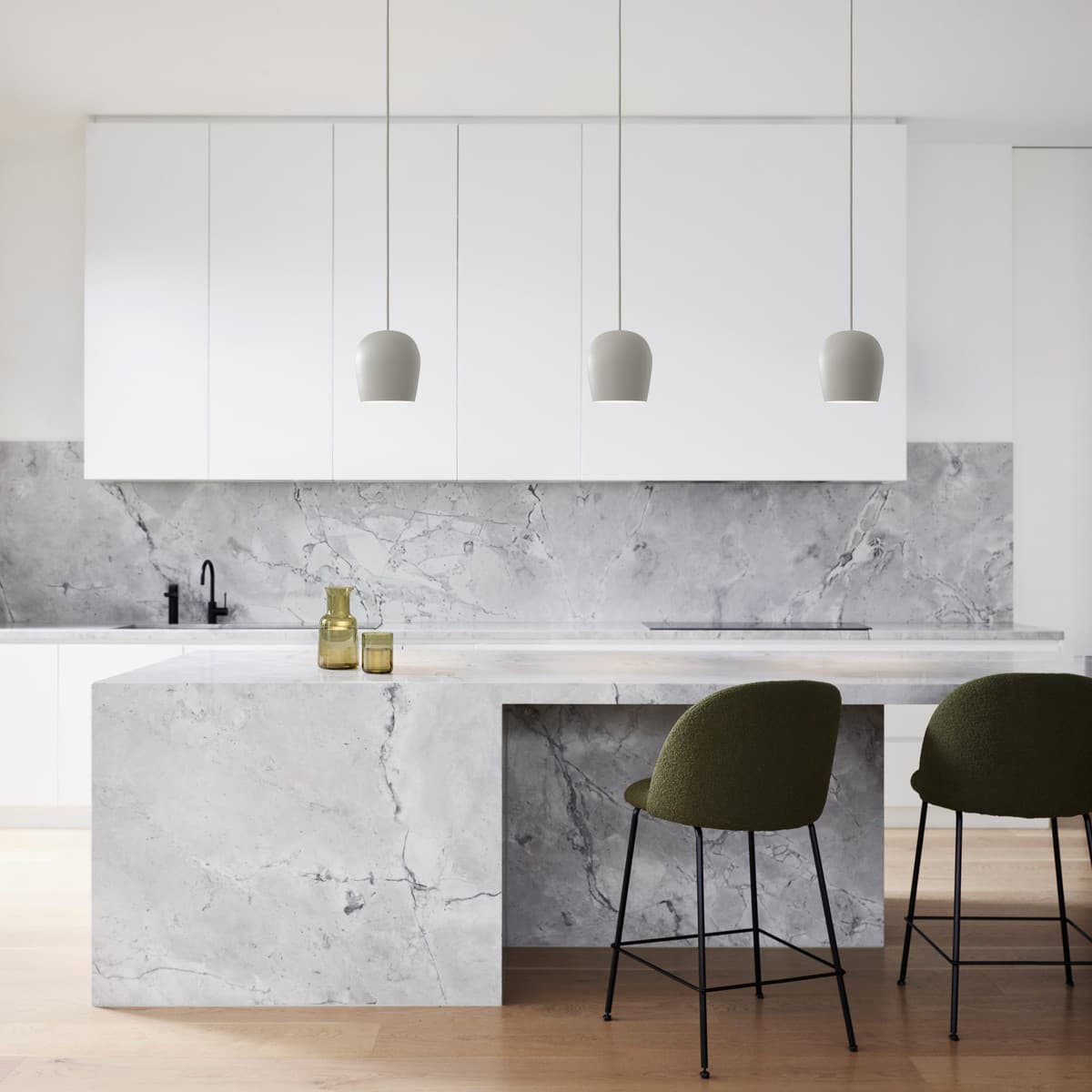 Trilo Pendant 3 Pack in White
