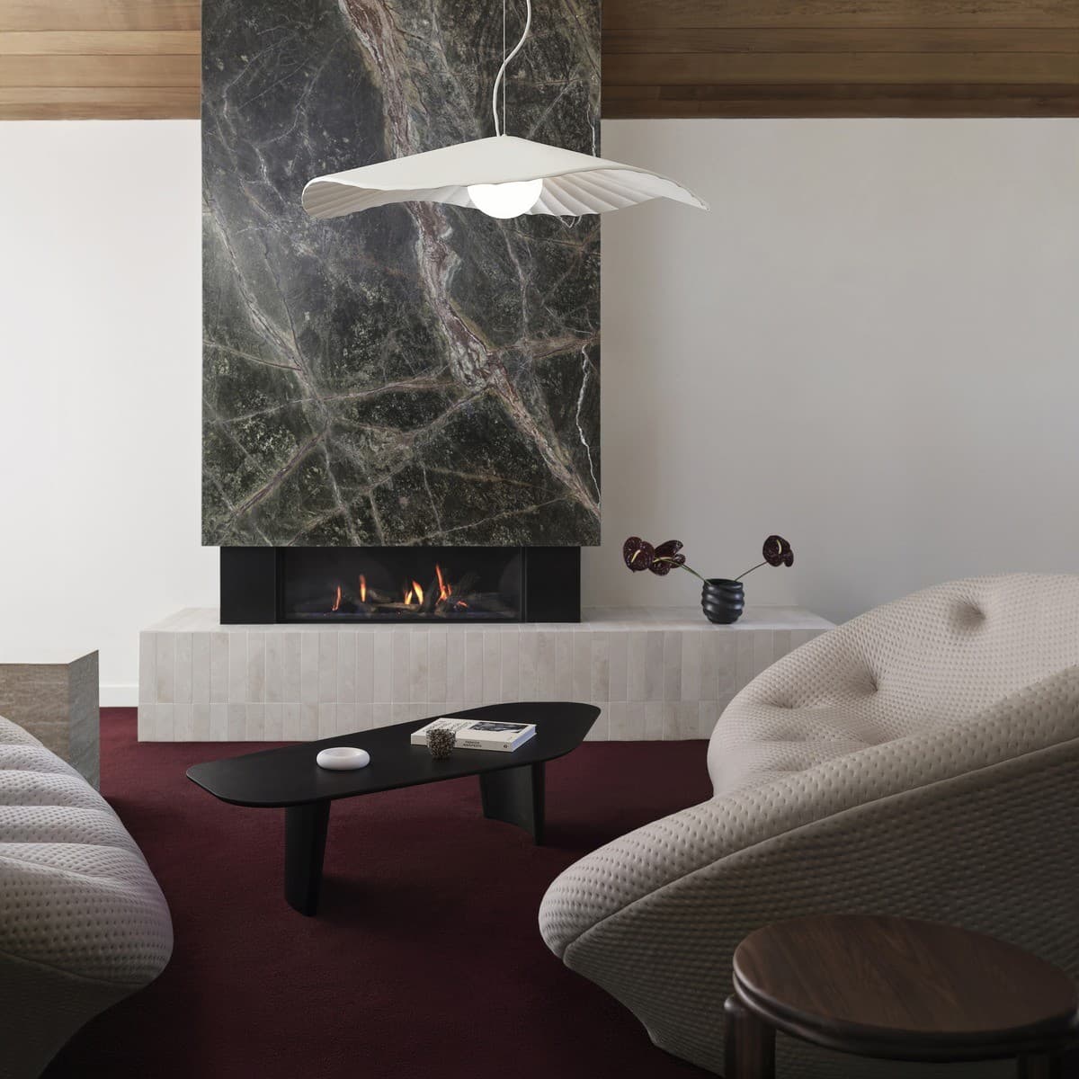 MFL Ballare 1 Light 800mm Pendant in Gypsum-img-3