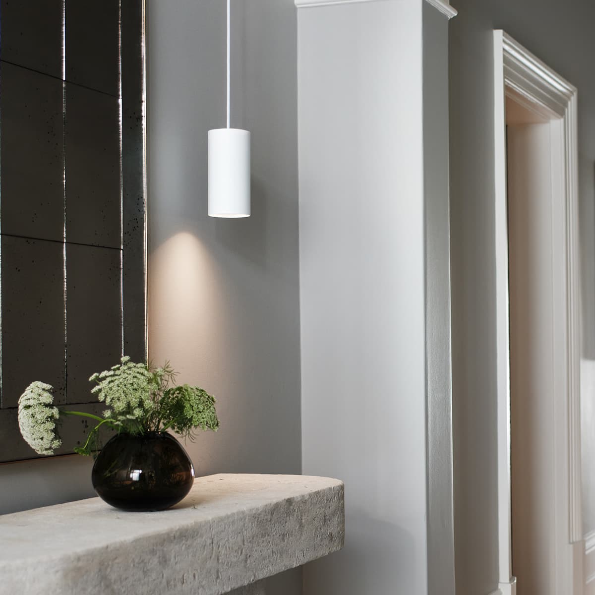Masson Mila Pendant in White