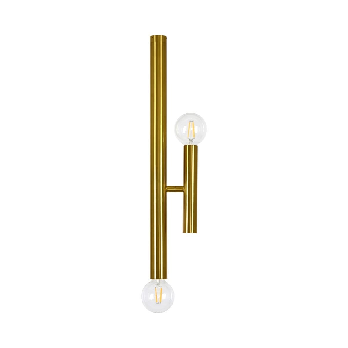 Parker 2 Light Drop Pendant with Adjustable Arm in Brass-img-1