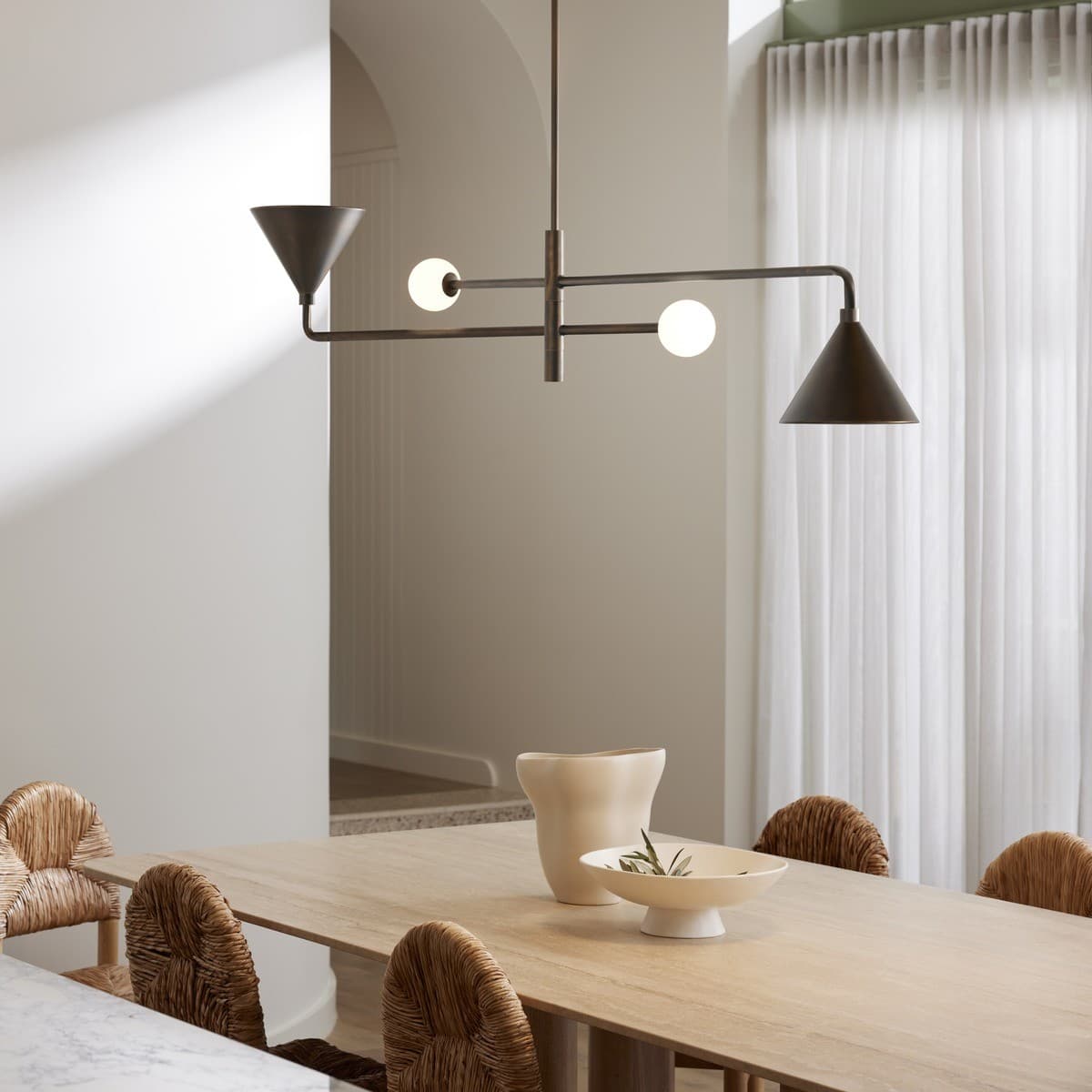 Miller 4 Light Pendant in Bronze-img-3