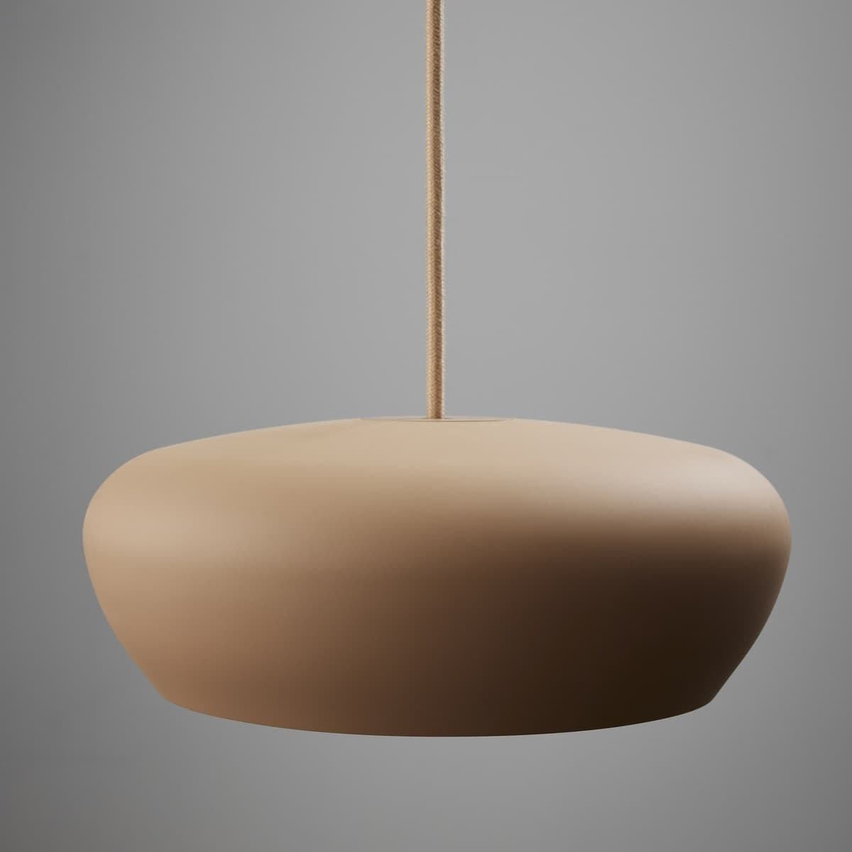 Fjord 1 Light Squat Pendant in Clay Gypsum-img-5