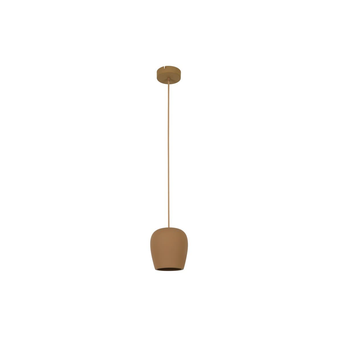 Fjord 1 Light Small Drop Pendant in Clay Gypsum-img-1
