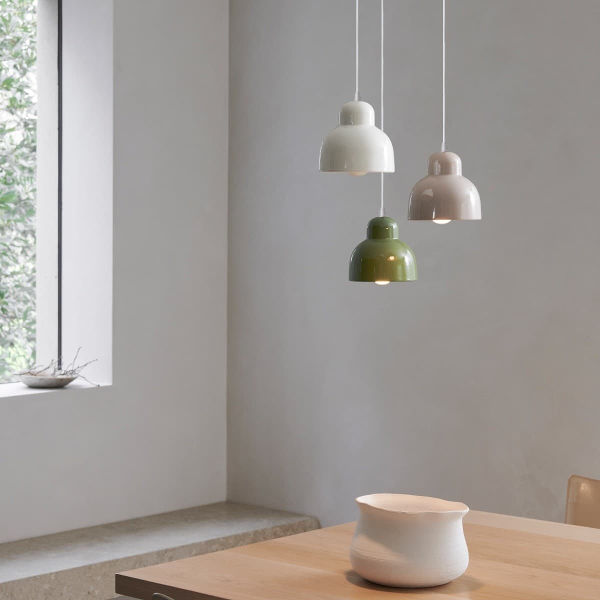 Berimbau 1 Light Pendant in Sand Grey-img-3