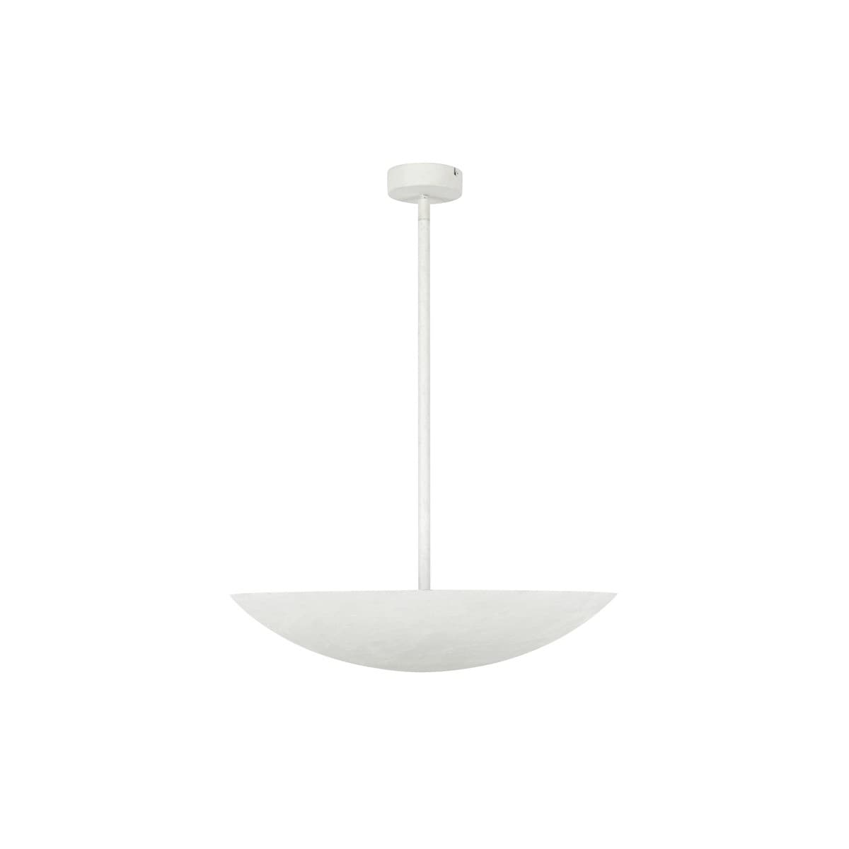 Sierra 4 Light Medium Pendant Uplighter in Textured White