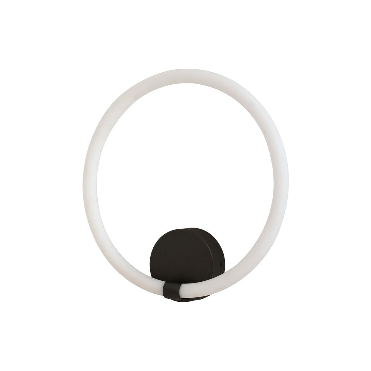 Sphere LED Wall Bracket in Aged Steel with Frosted White Tubes