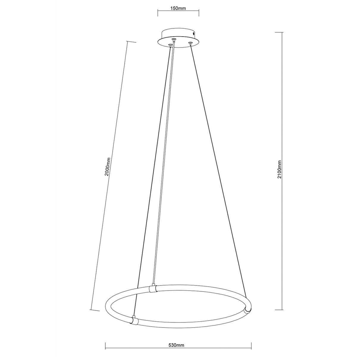 Sphere 1 Light LED Pendant in Aged Steel with Frosted Opal Acrylic-img-2