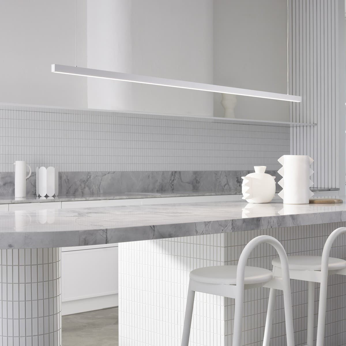 Strix III 1.8m LED Colour-Shifting Pendant in White-img-3