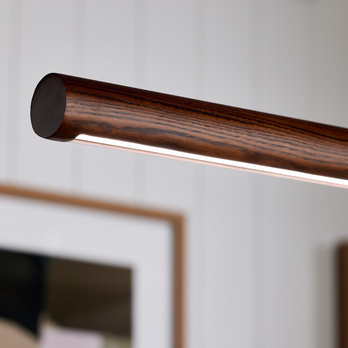 Alby 2.2m LED Colour-Shifting Pendant in Walnut with Bronze Details-img-4