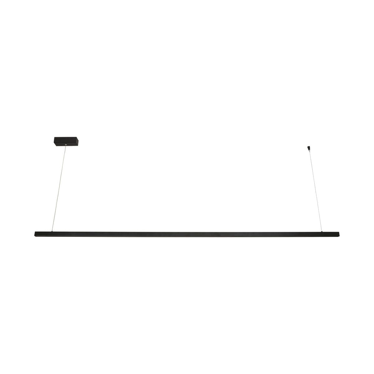 Strix III 2.2m LED Pendant with Extended Suspension in Black