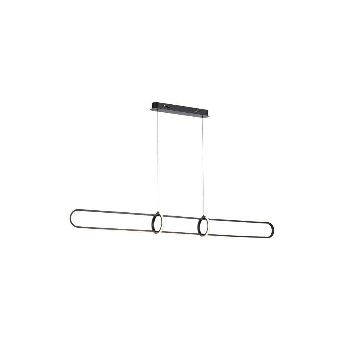 Avenue 1.5m LED Colour-Switching Bar Pendant in Black
