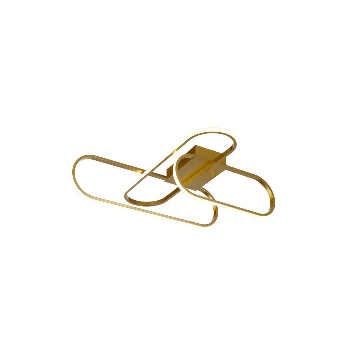 Avenue LED Colour-Switching Close-To-Ceiling fitting in Brass-img-1