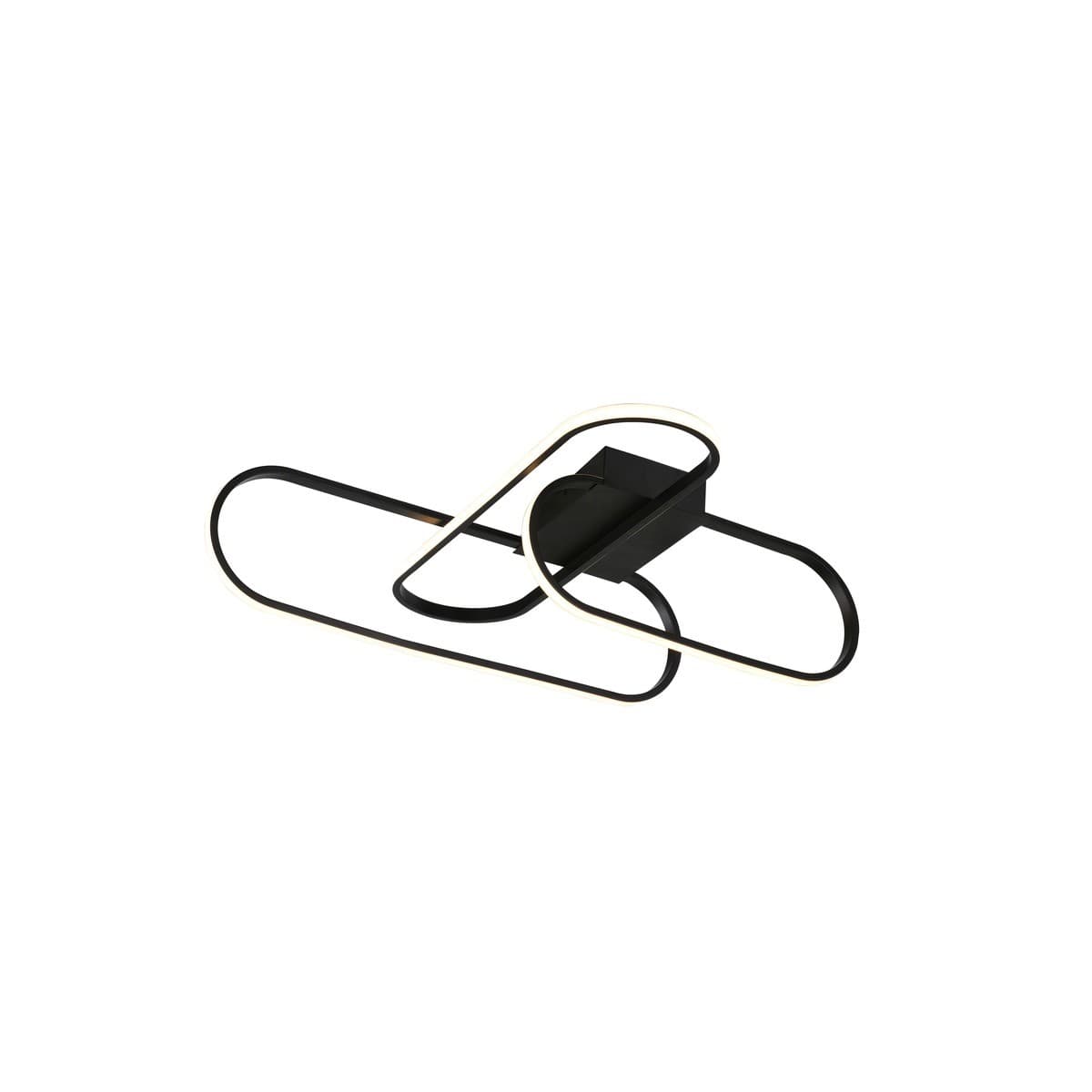 Avenue LED Colour-Switching Close-To-Ceiling fitting in Black