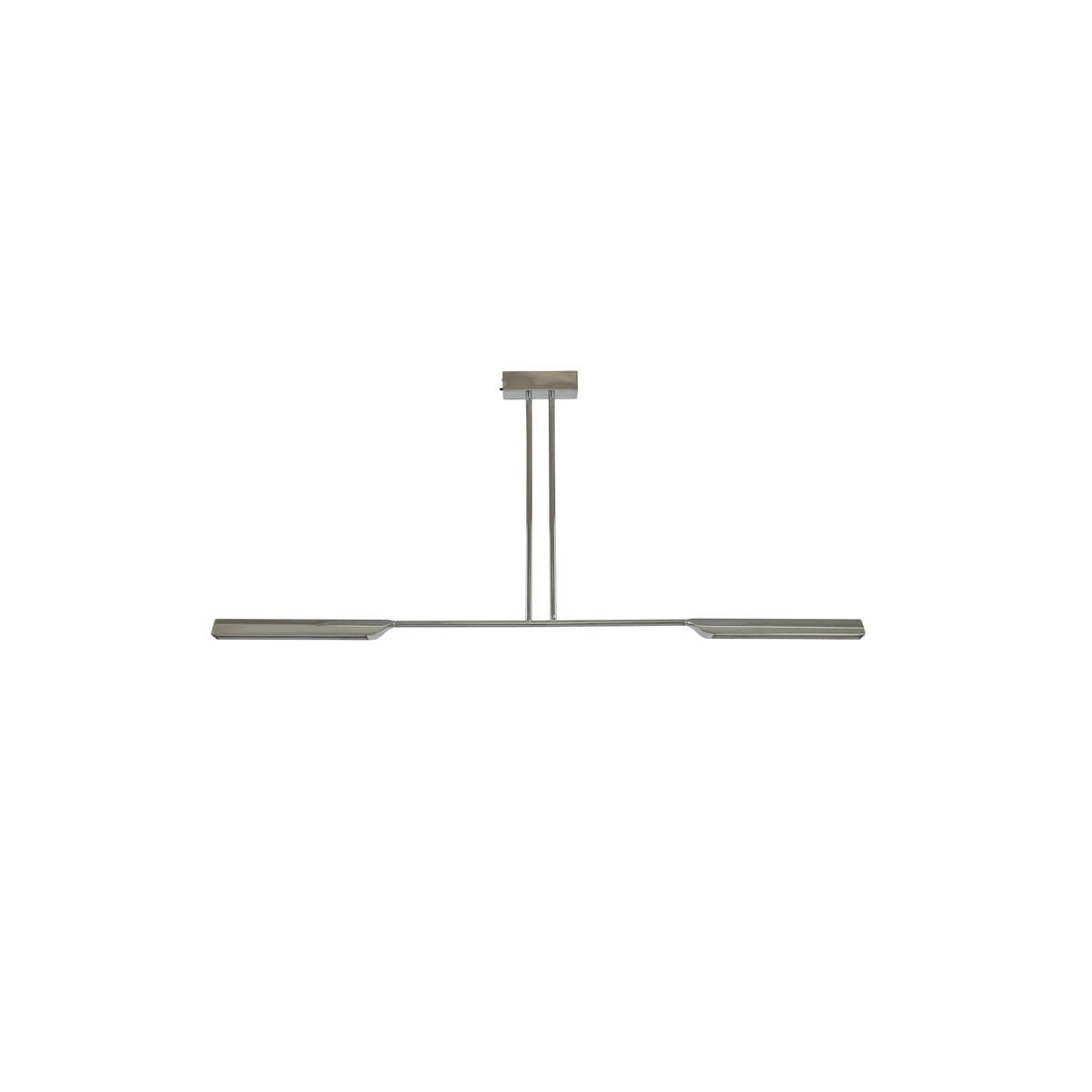 Coates 2 Light LED Colour Switching Linear Pendant in Polished Chrome-img-1