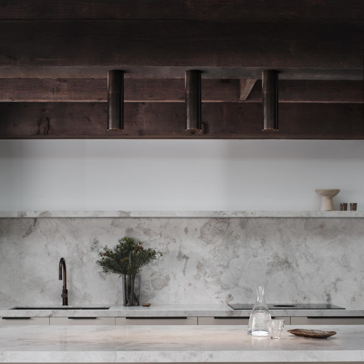 Ison LED Rise and Fall Pendant in Bronze