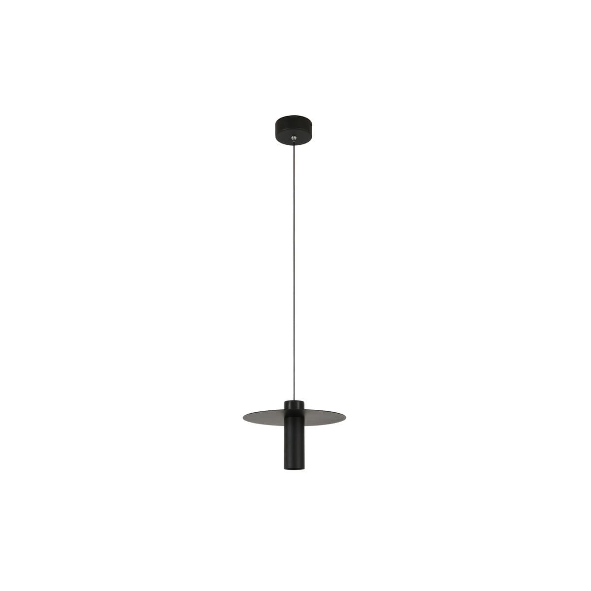 MFL Abel 1 Light LED Colour-Shifting Pendant in Black
