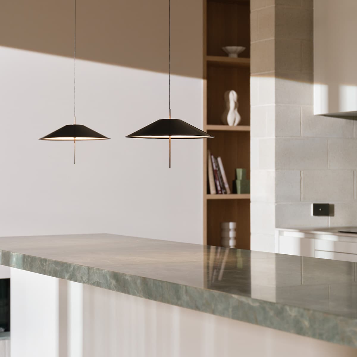 MFL Solstice 350mm LED Rise and Fall Pendant in Bronze