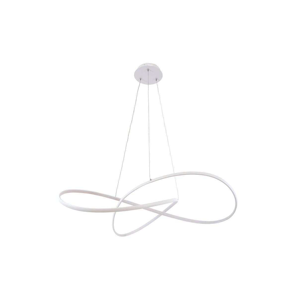Orbit LED Colour-Shifting Medium Pendant in White-img-1