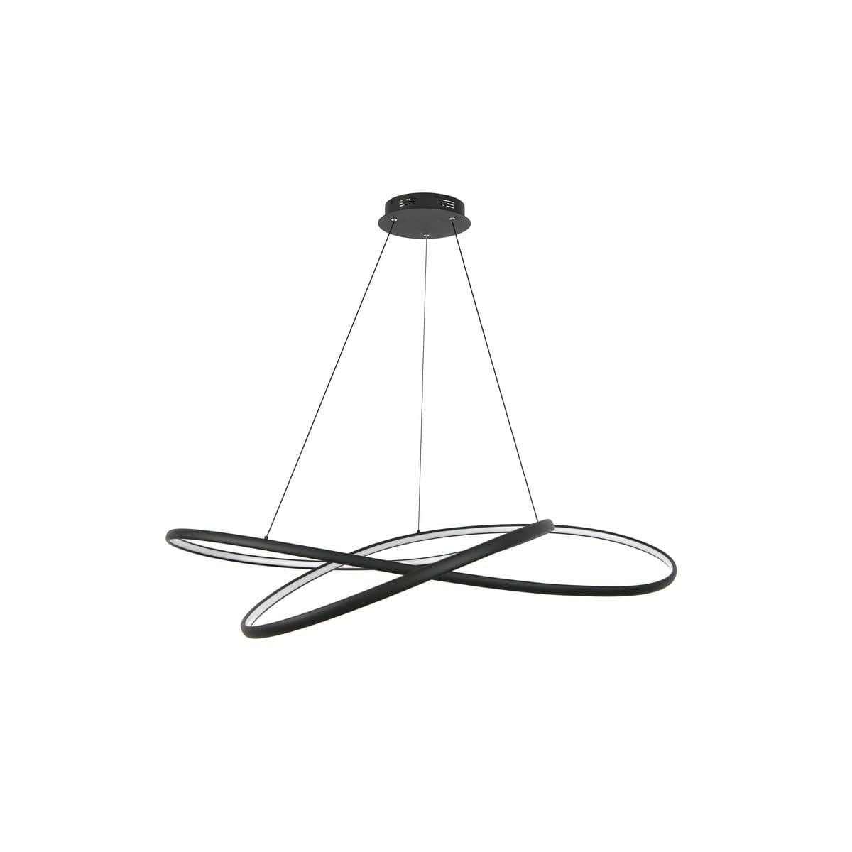 Orbit LED Colour-Shifting Large Pendant in Black-img-1