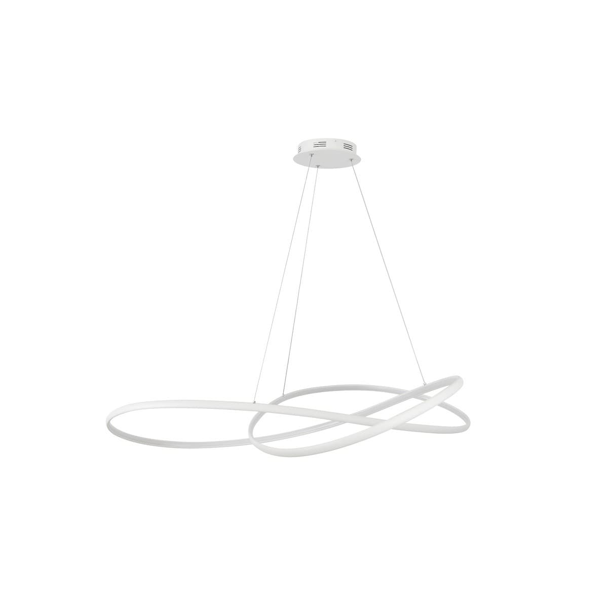 Orbit LED Colour-Shifting Large Pendant in White-img-1